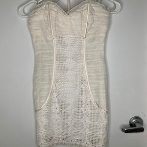 White Bebe dress